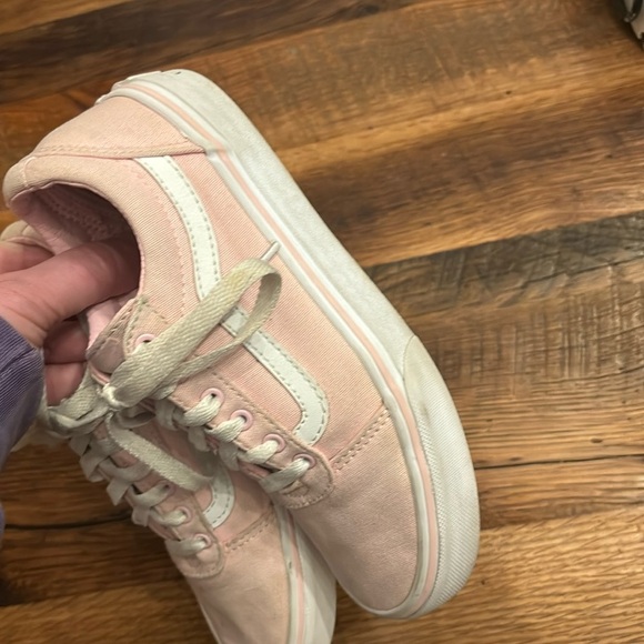 Vans® Ward Girls' Shoes Pink Canvas Size 3 - Picture 10 of 12